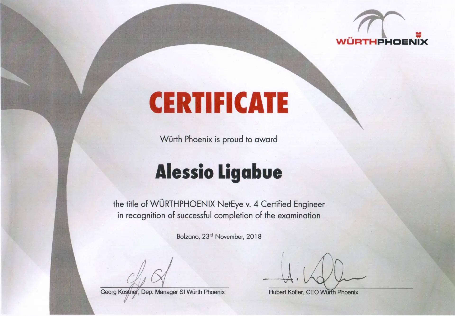 Neteye 4 certified enginner