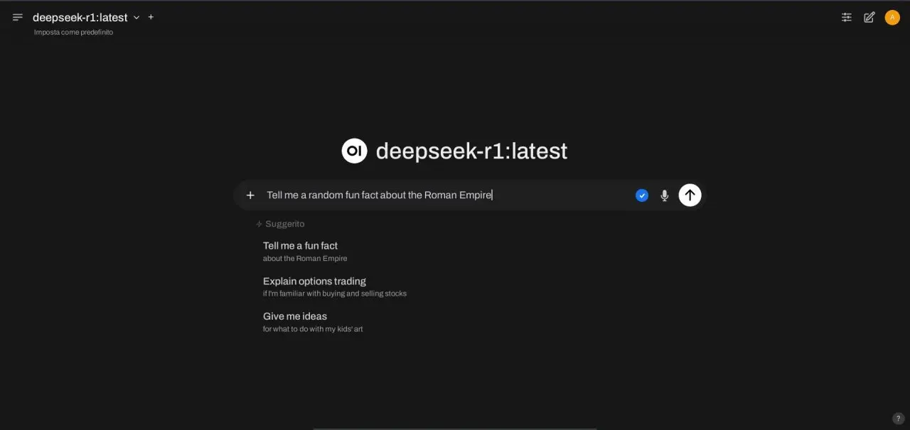 DeepSeek Open Web UI