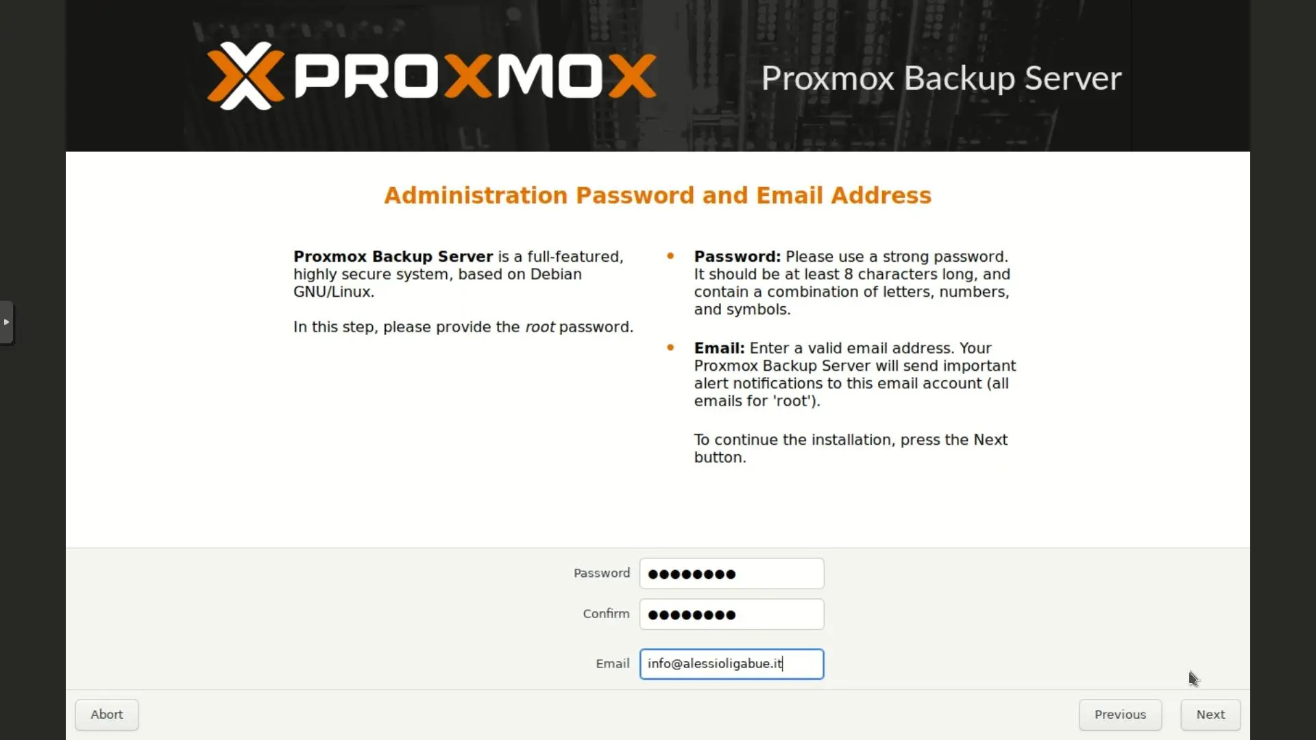 Proxmox Backup Server screenshot 02