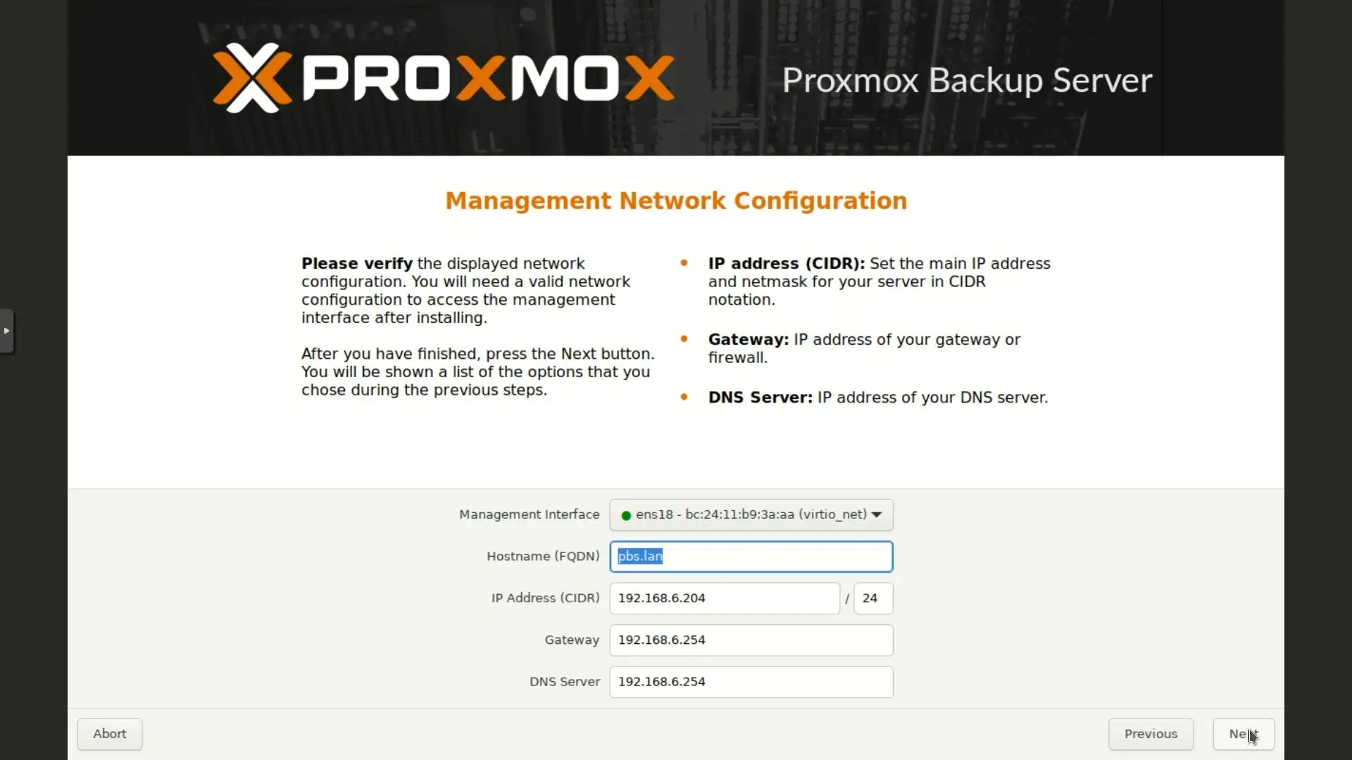 Proxmox Backup Server screenshot 06