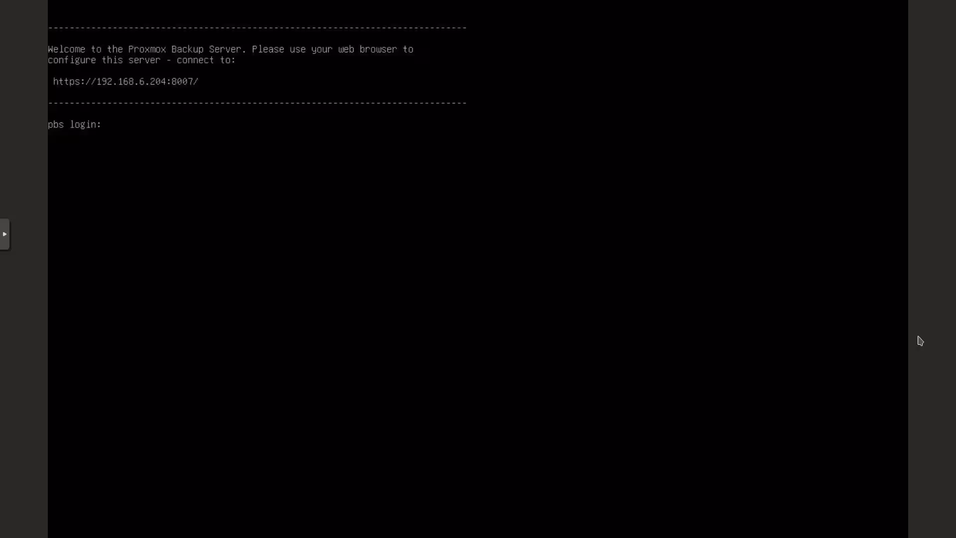 Proxmox Backup Server screenshot 07