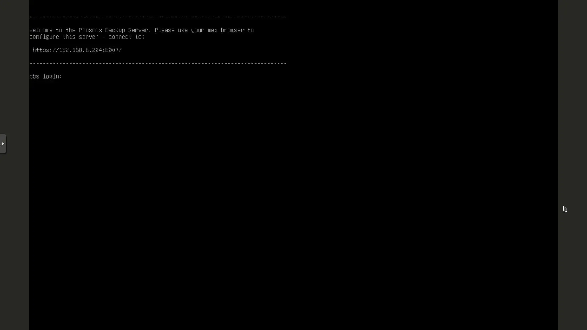 Proxmox Backup Server screenshot 07