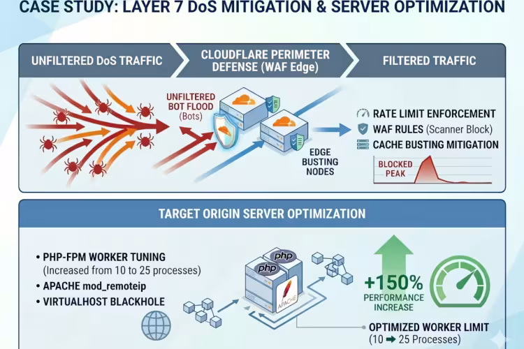 From Server Downtime Risk to Scalability During a Layer 7 DoS Attack - Hero image