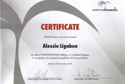 Neteye certified enginner